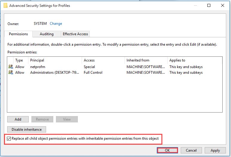 click the checkbox