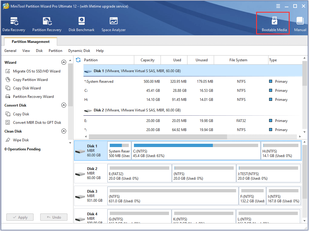 click Bootable Media