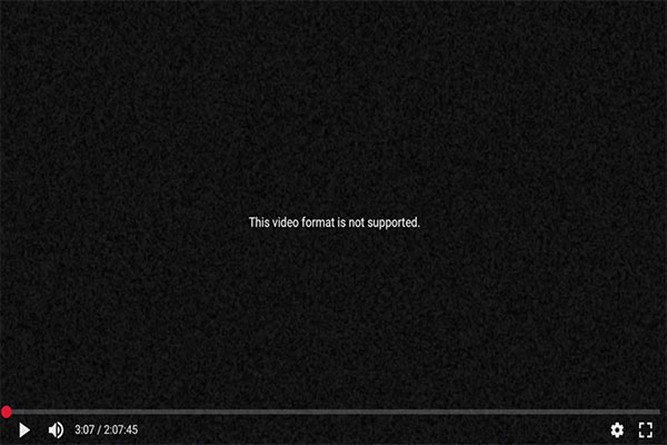can t play video video codec not supported can t play video video codec not supported