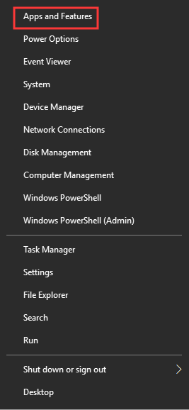  select App and Features