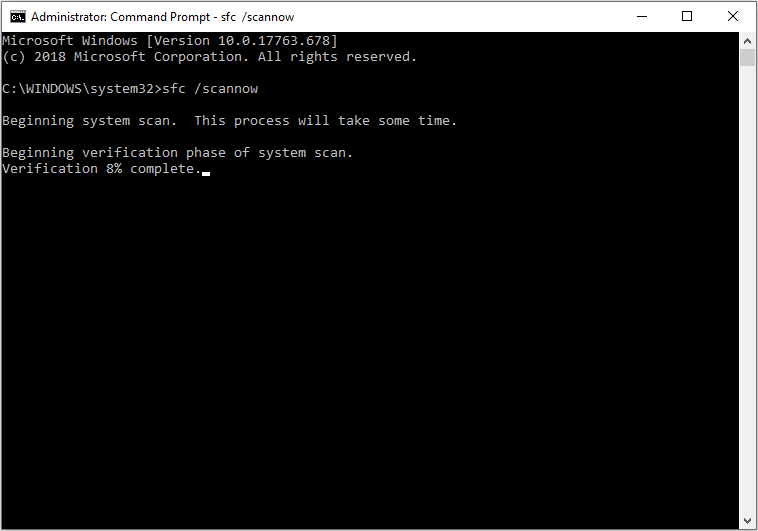run SFC tool