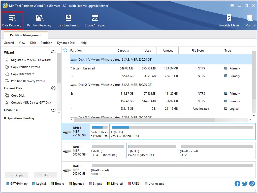 pick data recovery feature