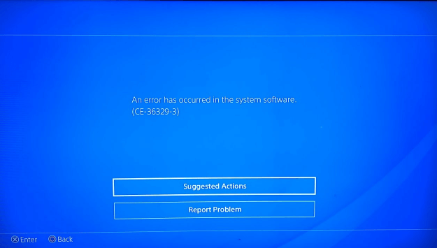 CE-36329-3 Error on PS4? to Fix It