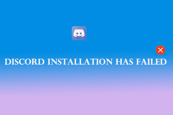 discord installation has failed thumbnail