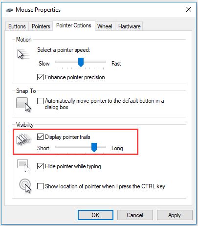 How to Make the Mouse Cursor Easier to See - MiniTool Partition Wizard