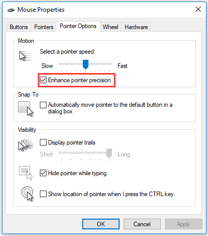 How to Enhance Mouse Pointer Precision in Windows 11/10