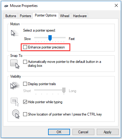 What's Enhance Pointer Precision? Enable It for Gaming? - MiniTool