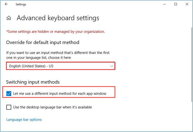 switch input methods