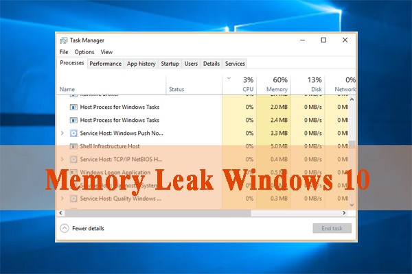 How to Fix Memory Leak in Windows 10