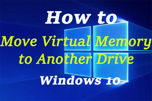 move virtual memory to another drive thumbnail