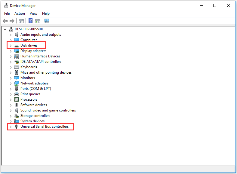 usb ports card reader stopped working