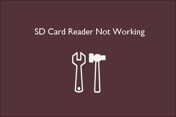 sd card reader not working thumbnail