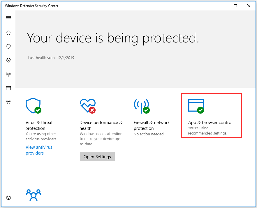 click App & browser control  