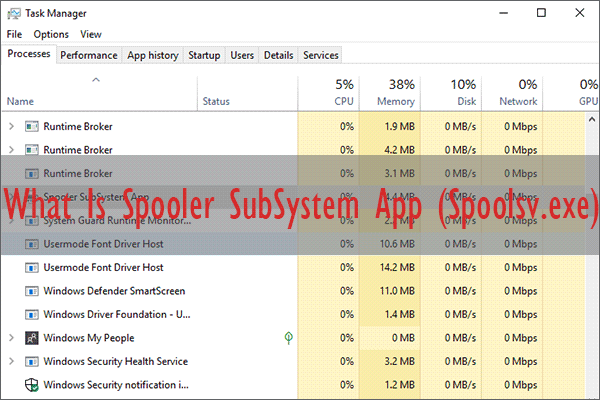 windows update spoolsv.exe