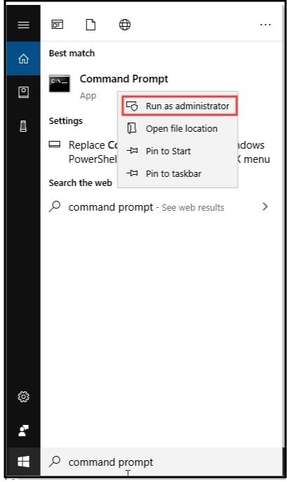 run command prompt as administrator