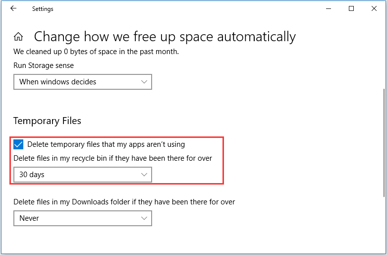 Full Guide to Change Recycle Bin Storage Settings in Win 10 MiniTool
