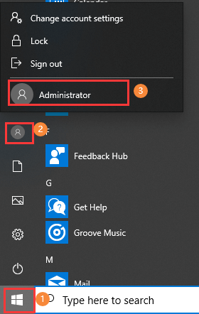 access administrator account
