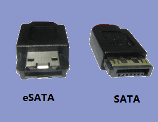 SATA and eSATA port