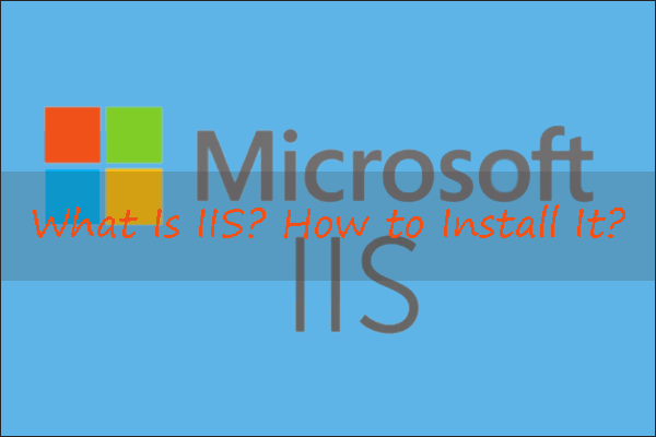 how to install IIS