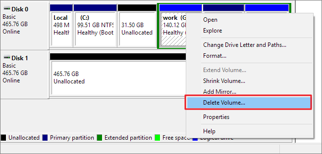 how to delete primary partition in windows 11