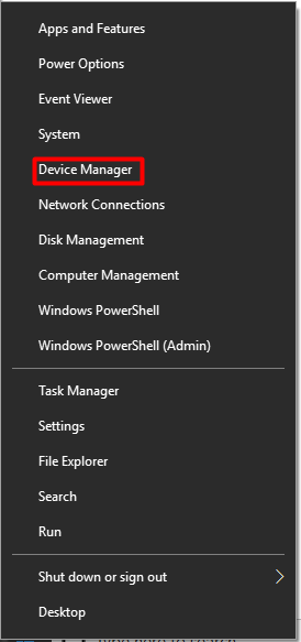 choose device manager