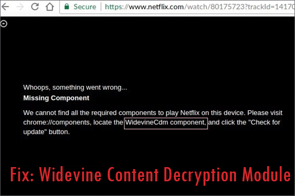 widevine content decryption module thumbnail