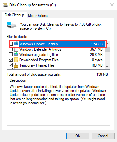 disk space cleanup manager has stopped working windows 7