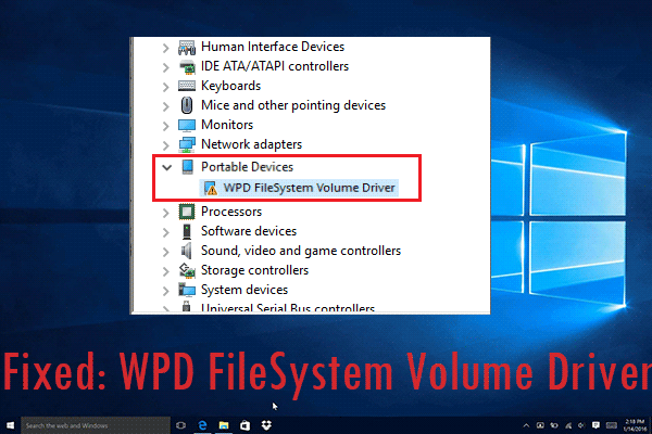 wpd filesystem file driver