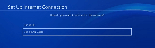 choose a way to connect to the network