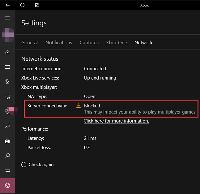 How to Fix Xbox App Server Connectivity Blocked on Windows 10