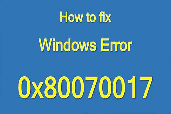 Solve Error Code 0x While Installing Updating Windows