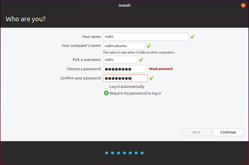 create user account