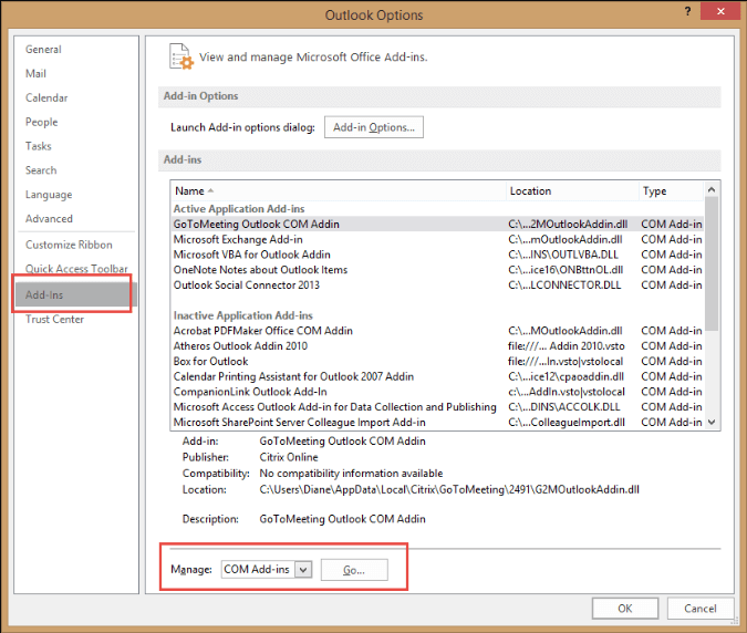 outlook 2019 stuck on loading profile windows 10