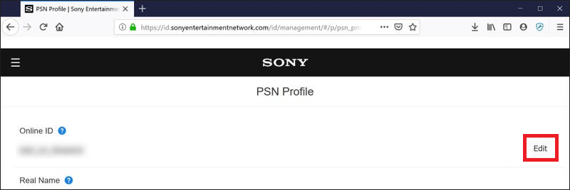 PlayStation Change Online ID V2