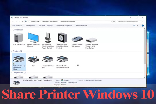 share printer win10 thumbnail