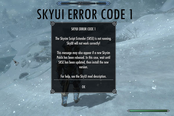 Look Here Are Top 3 Solutions To Skyui Error Code 1