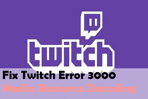 twitch error 3000 thumbnail