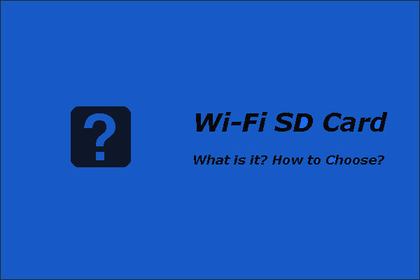 Wi-Fi SD card