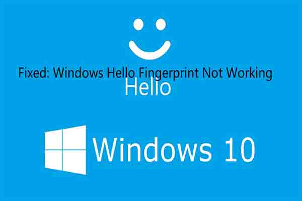 Windows Hello fingerprint not working