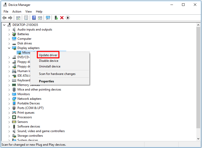 update driver