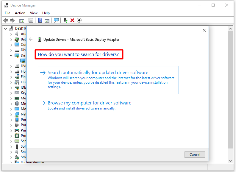 choose a device update method