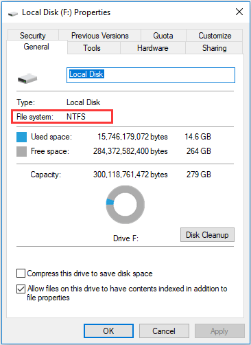 eventscripts failure in getting the file system