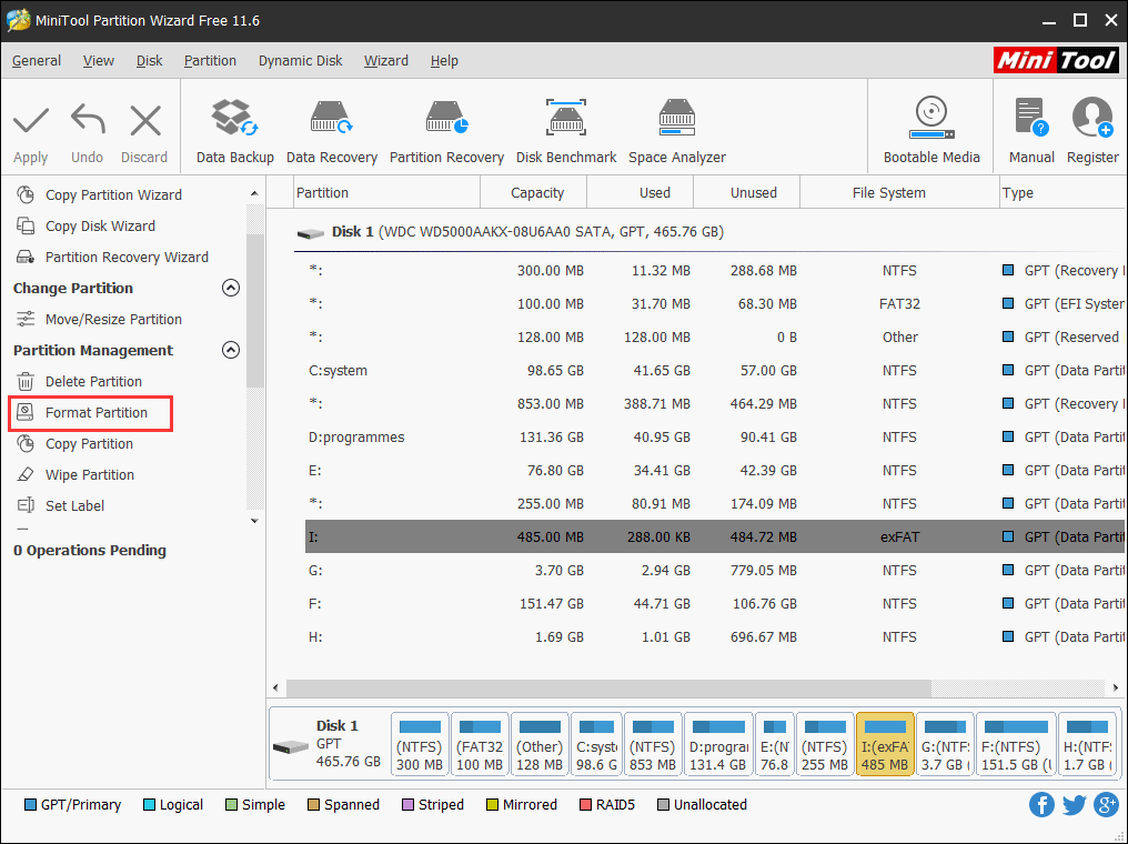 format partition