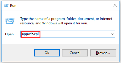 type the command in the run window and open it