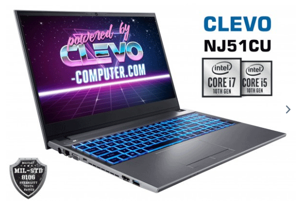 Clevo barebones laptop
