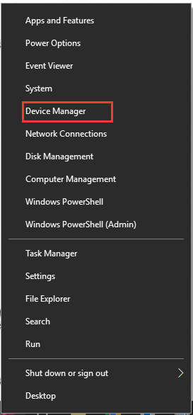 select the Device Manager