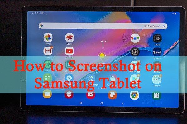 how to screenshot on Samsung tablet