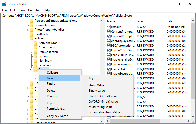 EnableLinkedConnections