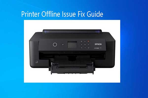 effektivt Kig forbi knap How to Get Printer Online? [A Full Printer Offline Fix Guide]