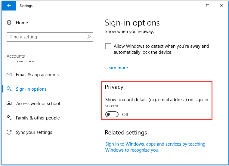 How to Remove Email ID from Windows 10 Login Screen MiniTool
